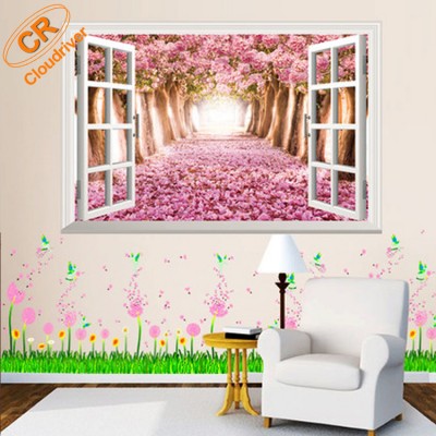 Wholesale Waterproof Window 3D Wall Sticker For Home Decoration