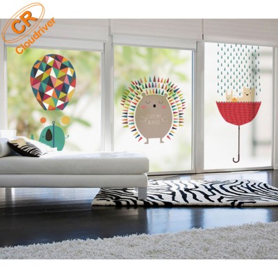 Customized Transparent Window Static Cling Sticker For Sale